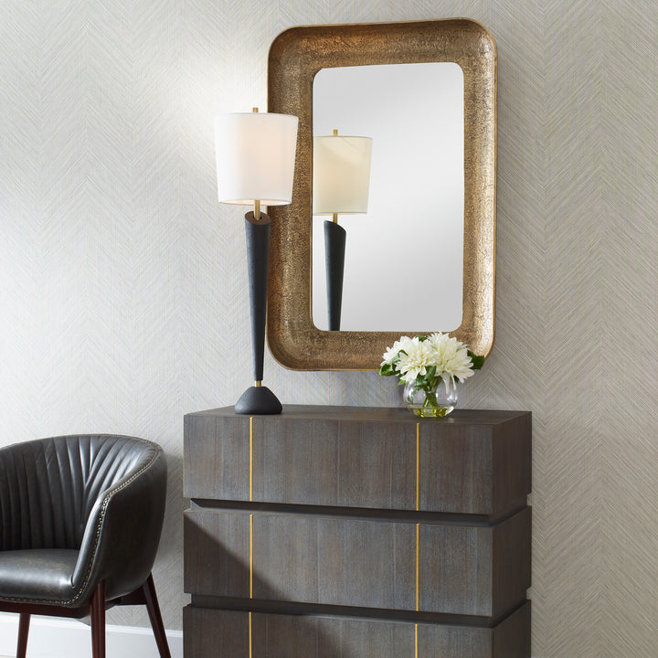 Uttermost Alvaro Antique Brass Mirror