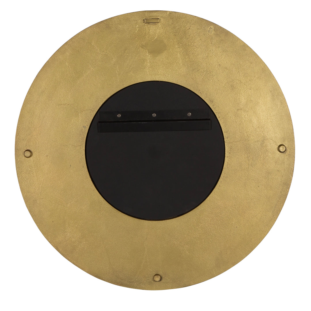 Uttermost Axel Round Brass Mirror