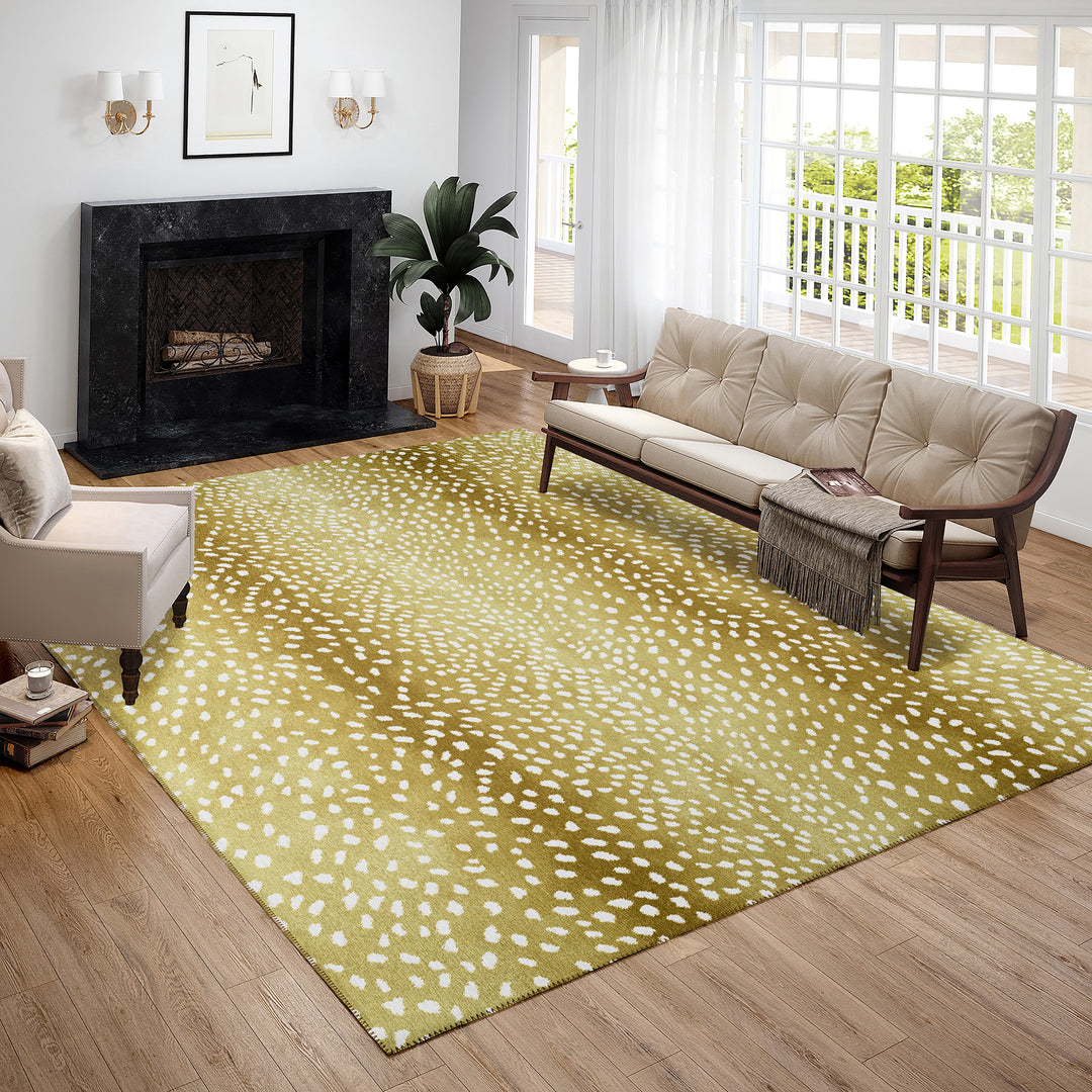 Gold ML3 Dalyn Mali Area Rug