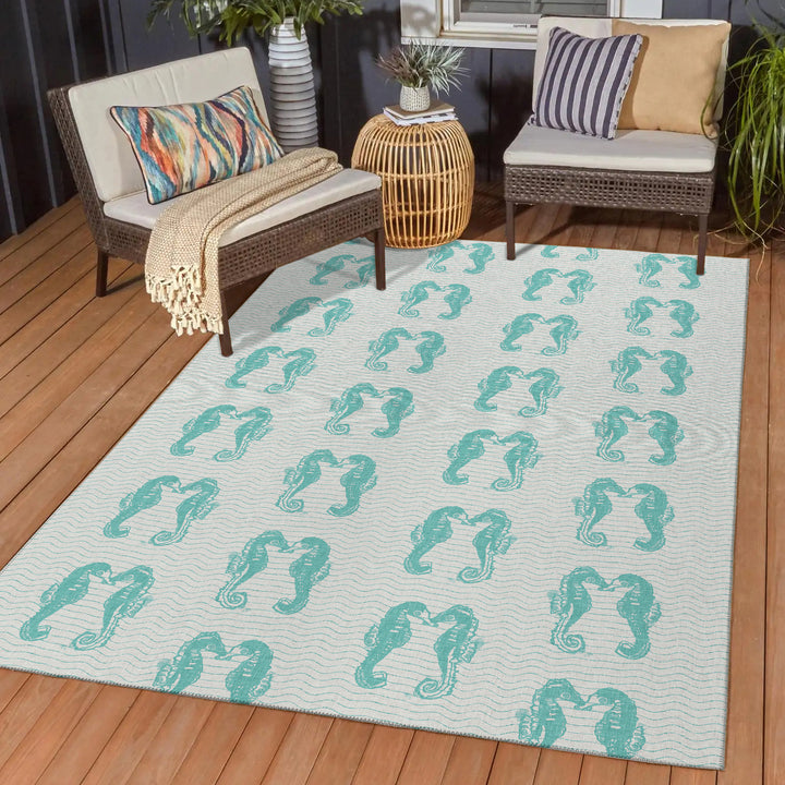 Teal SZ15 Dalyn Seabreeze Area Rug