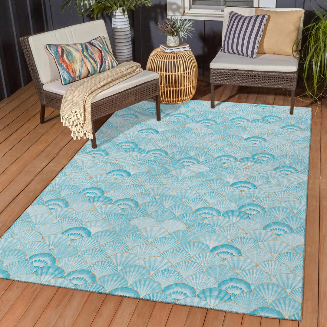 Teal SZ2 Dalyn Seabreeze Area Rug