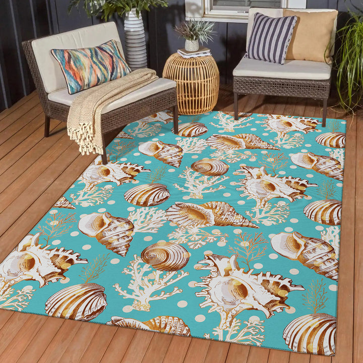 Teal SZ6 Dalyn Seabreeze Area Rug