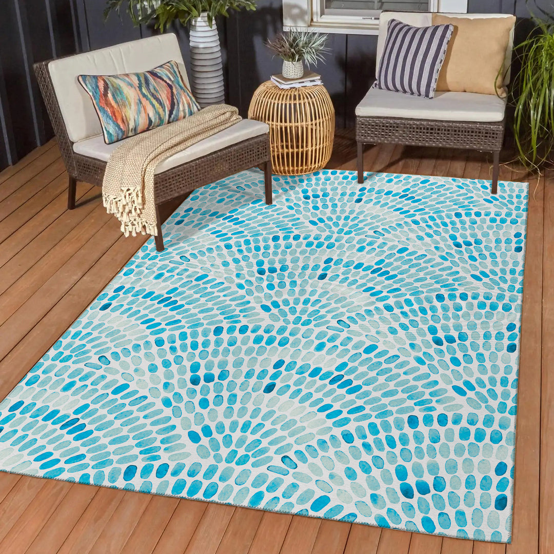 Teal SZ7 Dalyn Seabreeze Area Rug