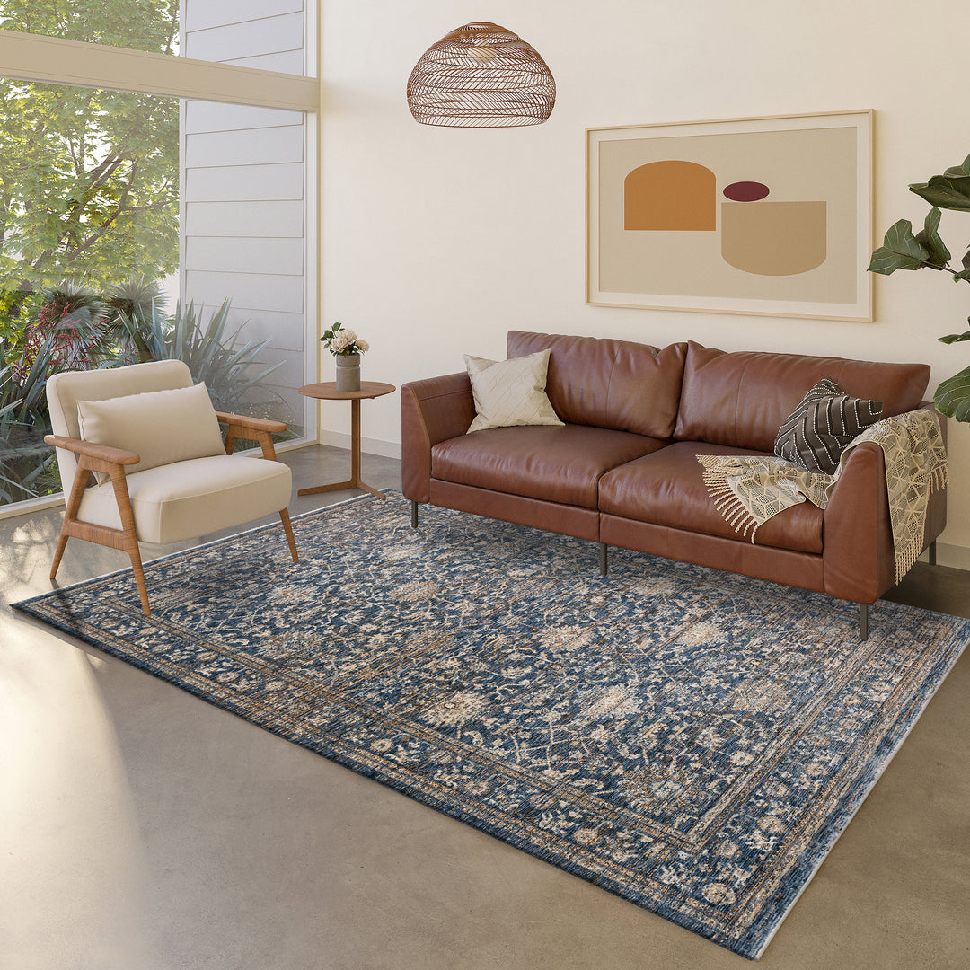 Navy YA1 Dalyn Yarra Area Rug