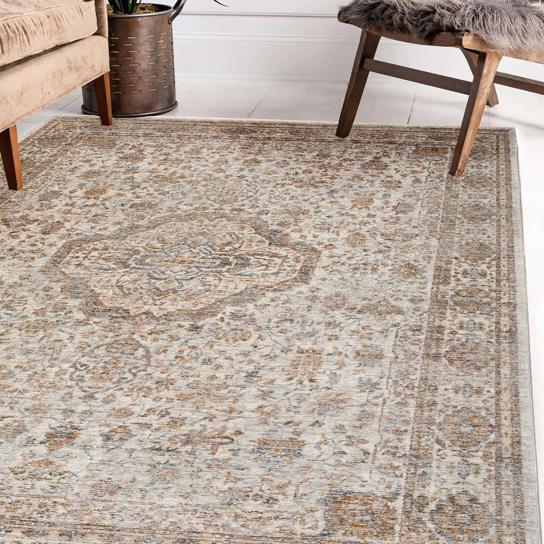 Linen YA3 Dalyn Yarra Area Rug