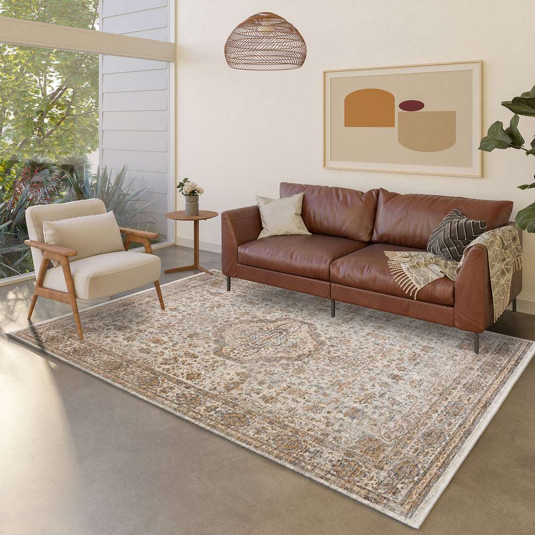 Linen YA3 Dalyn Yarra Area Rug