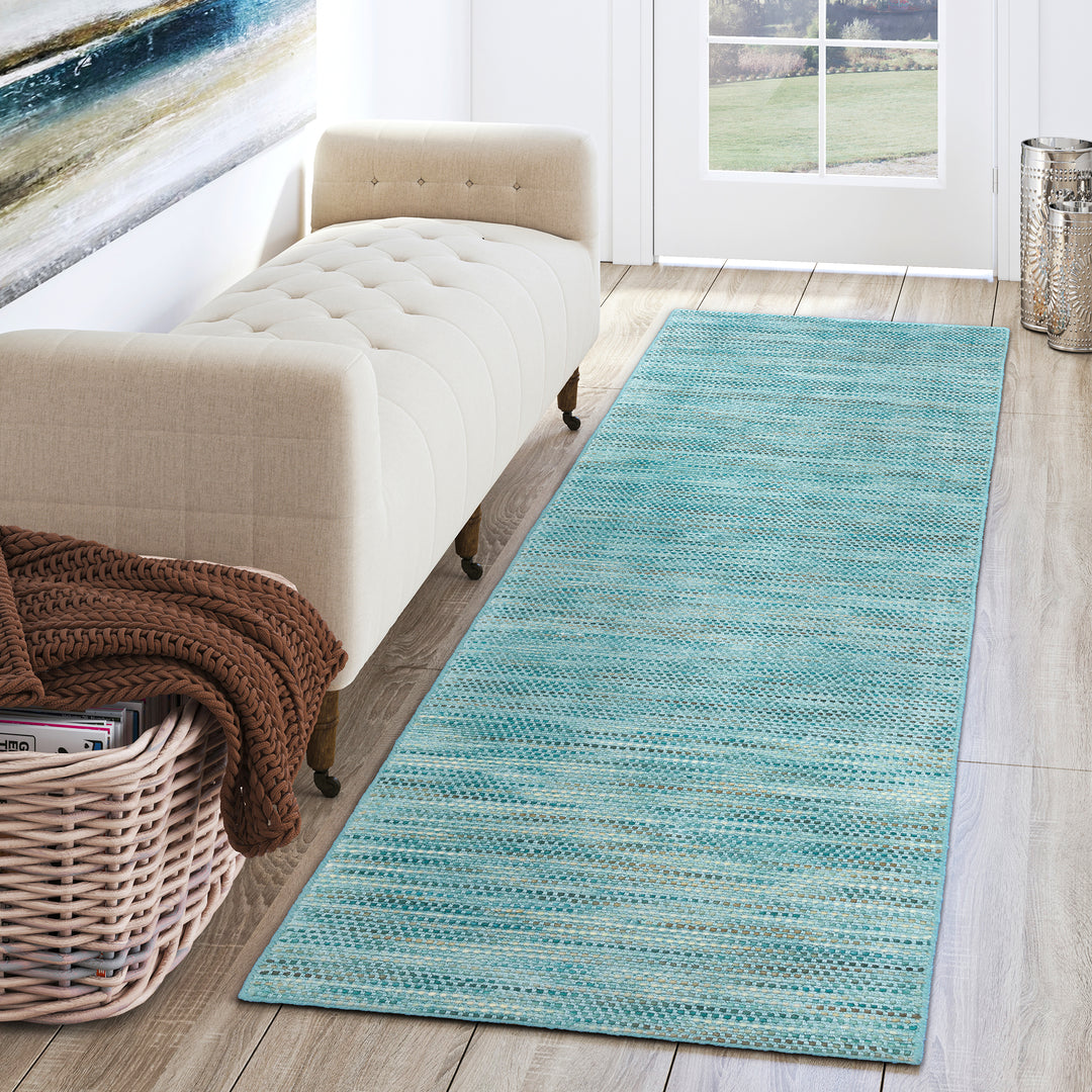 Teal ZN1 Dalyn Zion Area Rug