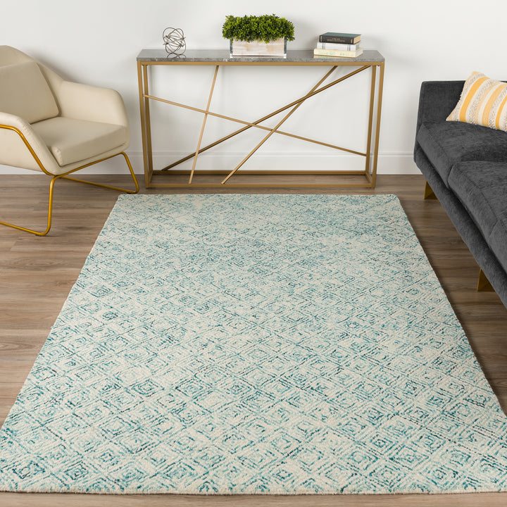 Teal ZZ1 Dalyn Zoe Area Rug