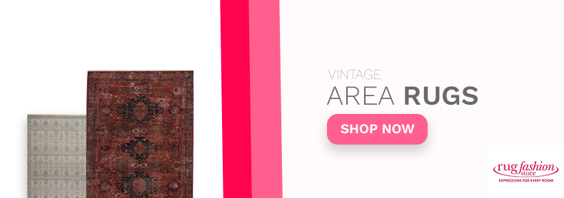 How to Make your Vintage Area Rug the Focal Point of the Room Web Banner - Rug Fashion Store