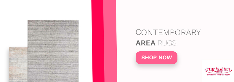 Materials and Decor That Pair Well with Contemporary Area Rugs Web Banner - Rug Fashion Store